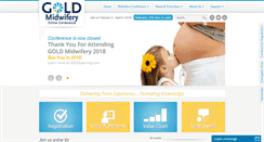 Desktop Screenshot of goldmidwifery.com